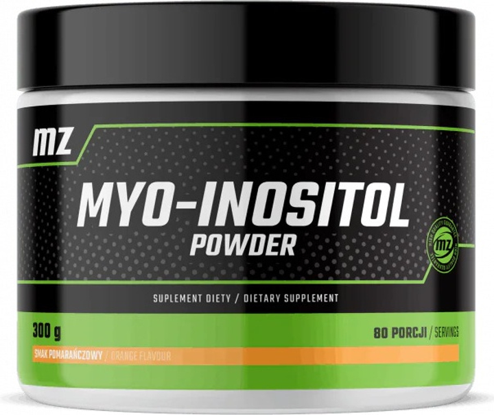 Suplement diety MZ Myo-Inositol Powder Smak pomarańczowy 300 g (5904873481674) - obraz 1