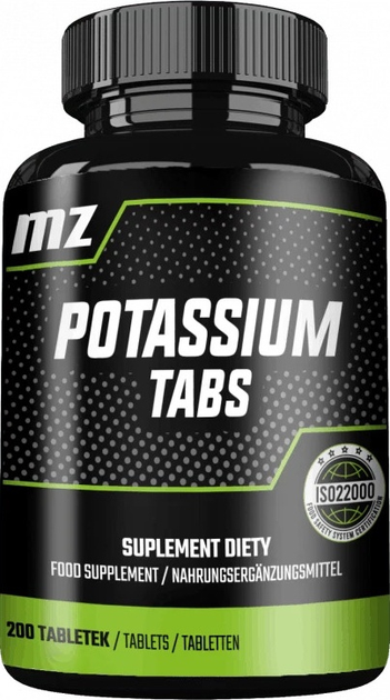 Suplement diety MZ Potassium 200 tabletek (5905806912197) - obraz 1