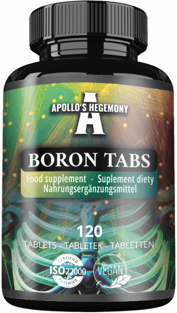 Suplement diety Apollo's Hegemony Boron Tabs 120 tabletek (8721077931814) - obraz 1