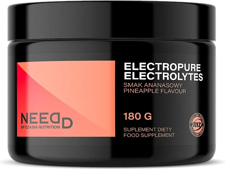 Дієтична добавка Needed ElectroPure Electrolytes Смак ананасовий 180 г (5905806911930) - зображення 1