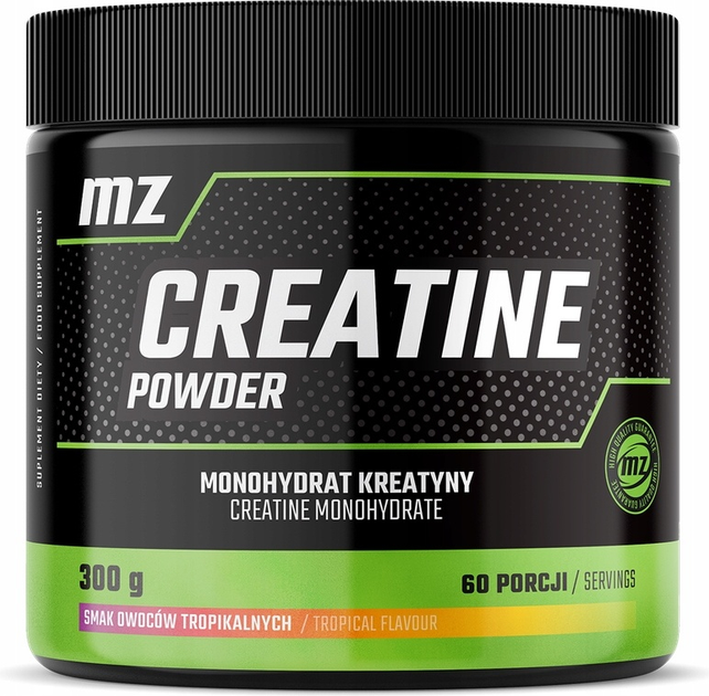 Suplement diety MZ Creatine Powder Smak owoców tropikalnych 300 g (5904873481254) - obraz 1