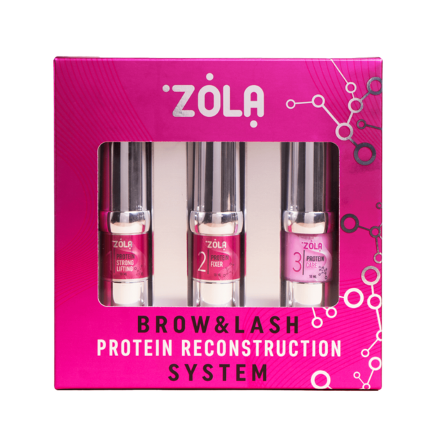Набор для ламинирования ресниц и бровей Zola Brow&Lash Protein Reconstruction System - изображение 2
