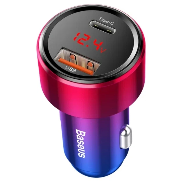 Автомобільний зарядний пристрій Baseus Magic Series PPS 45W Red (CCMLC20C-09) - Фото 3 Автомобільний зарядний пристрій Baseus Magic Series PPS 45W Red (CCMLC20C-09) - изображение 3
