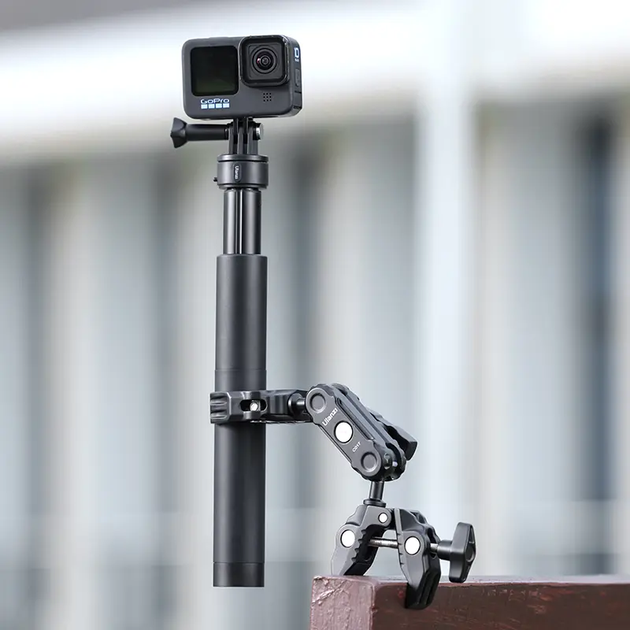 Шарнірне кріплення Ulanzi CO17 Super Clamp With Dual Ballhead Magic Arm (UV-C046GBB1 CO17) (C046GBB1) - Фото 6 Шарнірне кріплення Ulanzi CO17 Super Clamp With Dual Ballhead Magic Arm (UV-C046GBB1 CO17) (C046GBB1) - зображення 6