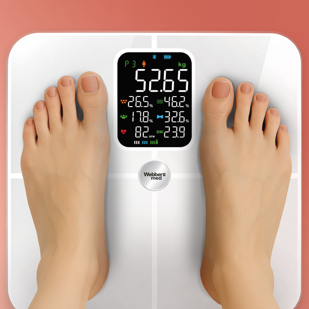 Waga podłogowa Webber Bonita SBS-1321B-W (05IF1321B) - obraz 5