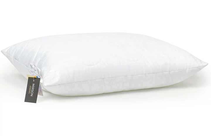 Подушка бамбуковая MirSon Eco Light White №1612 BamBoo 50х70 см Средняя (2200002647243) - изображение 4