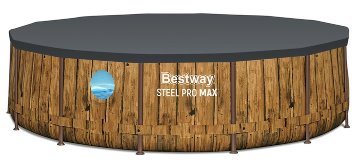 Каркасний басейн Bestway Steel Pro Max 427 x 107 см 13030 л (6941607363782) - зображення 3