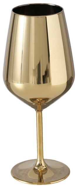 Kieliszek na wino Boltze Adora złoty 490 ml 92607 (4066076431564) - obraz 1