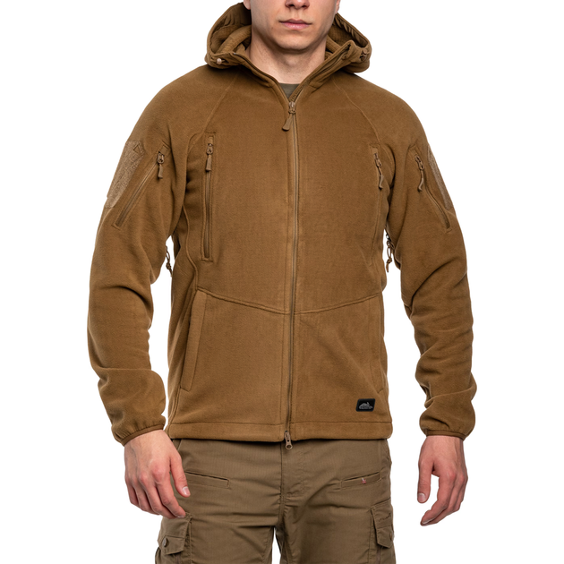 Флисовая кофта Helikon Patriot Mk2 Hybrid Fleece, Coyote, 3XL - Фото 2 Флисовая кофта Helikon Patriot Mk2 Hybrid Fleece, Coyote, 3XL - изображение 2