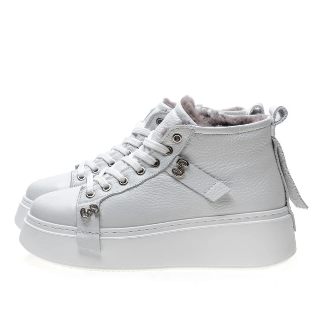 Черевики Evromoda 01540 Білі 39 - Фото 4 Черевики Evromoda 01540 Білі 39 - зображення 4