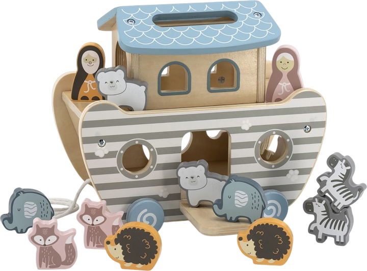 Drewniana zabawka Viga PolarB Sorter kształtów Arka Noego (44051) - obraz 1