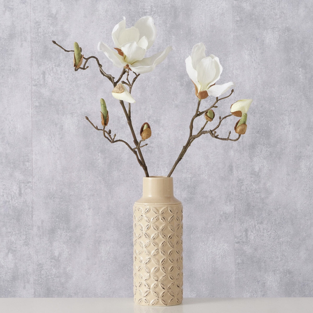 Wazon Boltze Captura ceramiczny beżowy 21 cm (4066076497805) - obraz 3