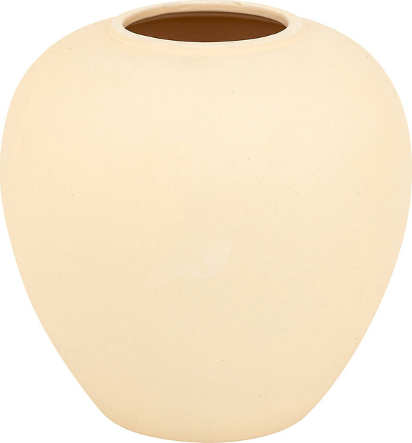 Wazon Atmosphera Rily ceramiczny beżowy 22 cm (3560232866470) - obraz 1