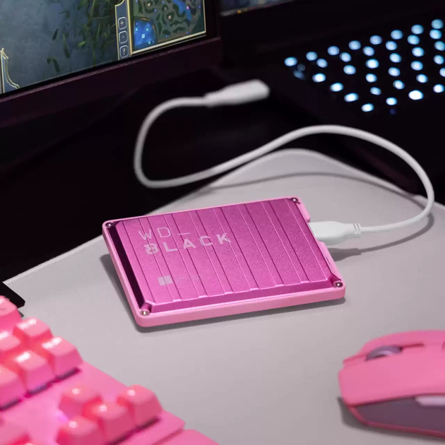 Dysk twardy Western Digital WD_Black P10 Game Drive 2TB USB 3.2 External Pink (WDBA2W0020BPK-WES1) - obraz 4