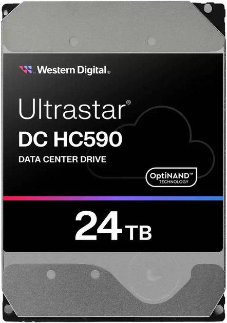 Жорсткий диск Western Digital Ultrastar DC HC590 Data Center 24TB SATA SE (0F65684) - зображення 1