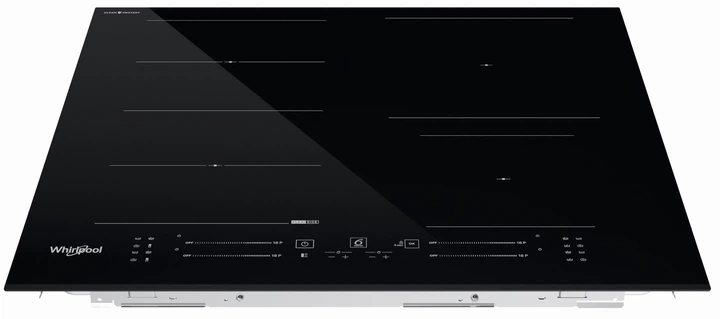 Варильна поверхня індукційна Whirlpool WF S5060 CPBF (склокераміка, сенс.кер., об’єднані зони) 266216 - Фото 2 Варильна поверхня індукційна Whirlpool WF S5060 CPBF (склокераміка, сенс.кер., об’єднані зони) 266216 - изображение 2