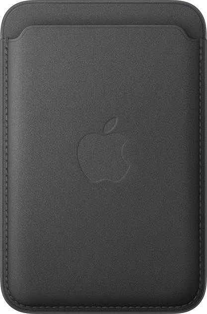 Etui-portfel Apple FineWoven Wallet with MagSafe do Apple iPhone Black (MGHA4) - obraz 1