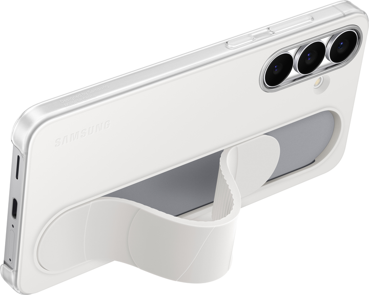 Панель Samsung Standing Grip Case для Samsung Galaxy S25 FE White (EF-GS731CWEGWW) - зображення 4
