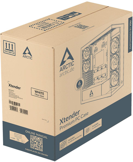 Obudowa Arctic Xtender White (4895265000294) - obraz 9