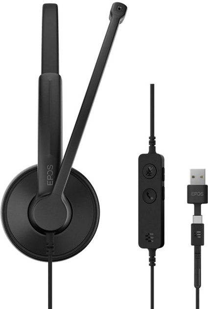Słuchawki Epos Impact 100 MS Mono USB-C+A (20935957000) - obraz 2