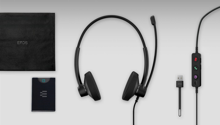 Słuchawki Epos Impact 100 MS Stereo USB-C+A (1001421) - obraz 7