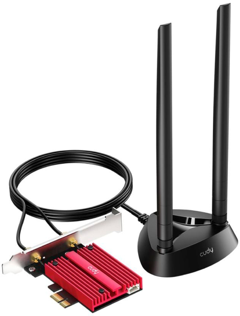 Adapter Wi-Fi/Bluetooth Cudy WE9300S - obraz 1
