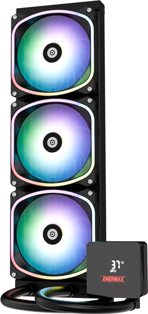 System chłodzenia cieczą Enermax Aquafusion II 360 ARGB (ELC-AQFS360-SQA) - obraz 3