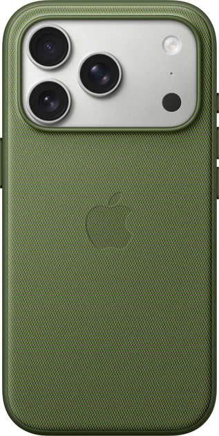 Etui plecki Apple TechWoven Case with MagSafe do Apple iPhone 17 Pro Green (MGF74) - obraz 1