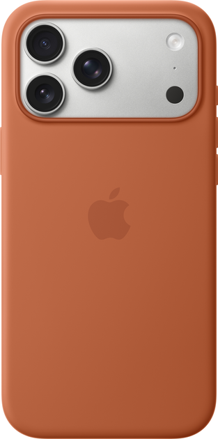 Etui plecki Apple Silicone Case with MagSafe do Apple iPhone 17 Pro Max Terra Cotta (MGFQ4) - obraz 1