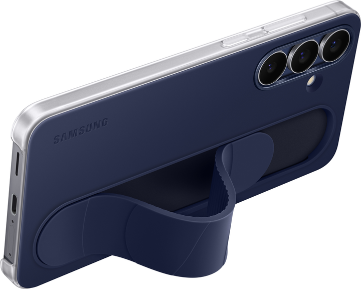 Etui plecki Samsung Standing Grip Case do Samsung Galaxy S25 FE Dark Blue (EF-GS731CNEGWW) - obraz 4