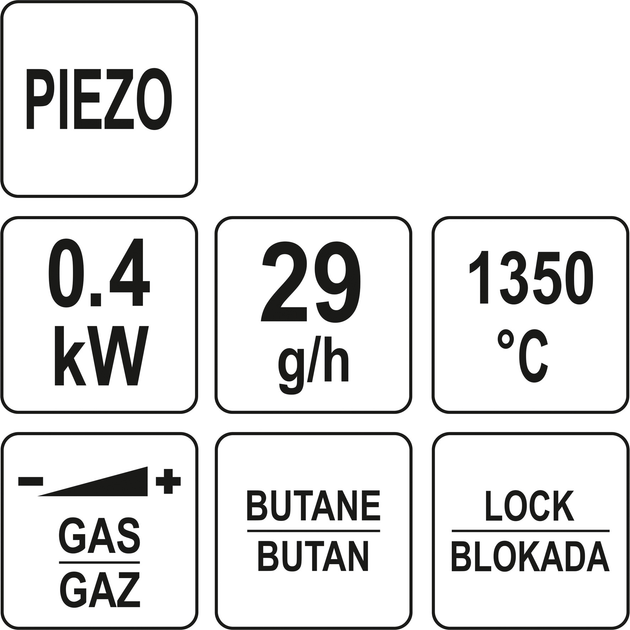 Palnik gazowy Yato YT-36726 (5906083082184) - obraz 6