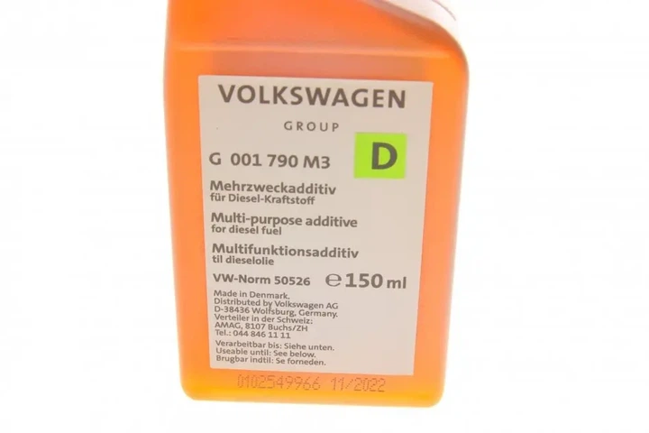Багатофункціональна присадка для дизеля VAG Diesel Additiv (150мл.) - Фото 2 Багатофункціональна присадка для дизеля VAG Diesel Additiv (150мл.) - изображение 2