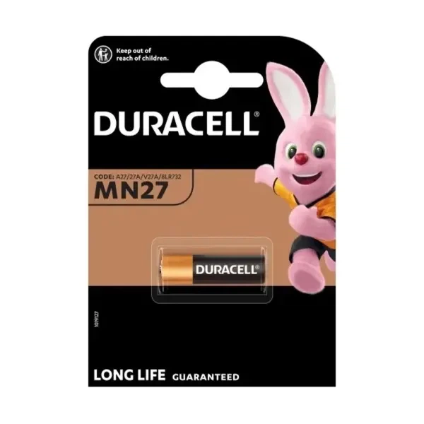 Батарейка DURACELL MN27 1BL - Фото 1 Батарейка DURACELL MN27 1BL - изображение 1