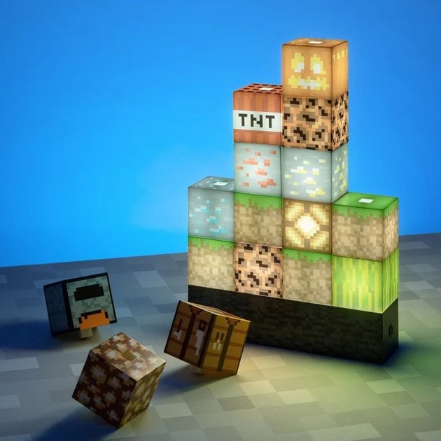 Lampka Paladone Minecraft Block Building (PP6596MCF) - obraz 2
