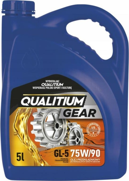 Трансмісійна олива Qualitium Gear 75W90 5 л (5906749635549) - зображення 1