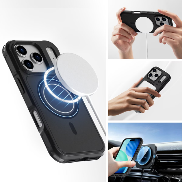 Etui 4smarts Defend Case do Apple iPhone 17 Pro Max Black (4252011911912) - obraz 5
