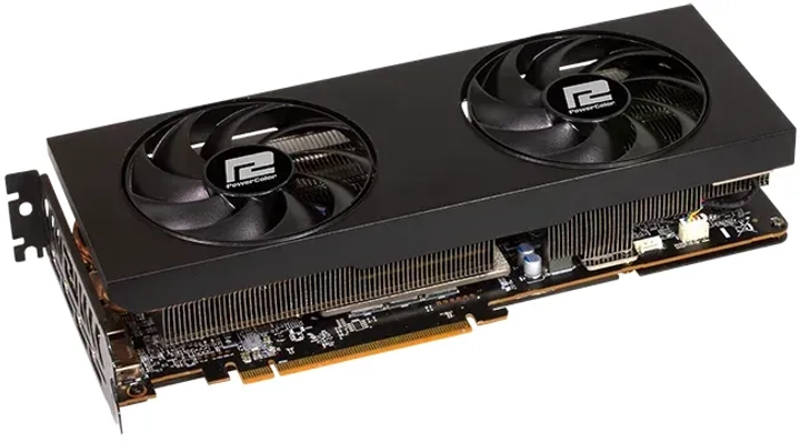 Відеокарта Powercolor PCI-Ex Radeon RX 7700 XT 12GB GDDR6 (192bit) (2544/18000) (1 х HDMI, 3 x DisplayPort) (RX7700XT 12G-P) - зображення 3