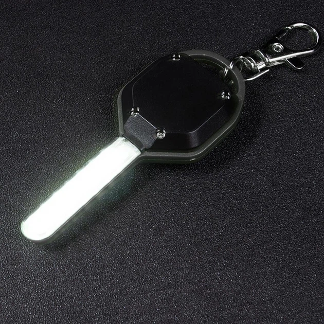 Брелок-фонарик для ключей KeychFlash, черный - изображение 2