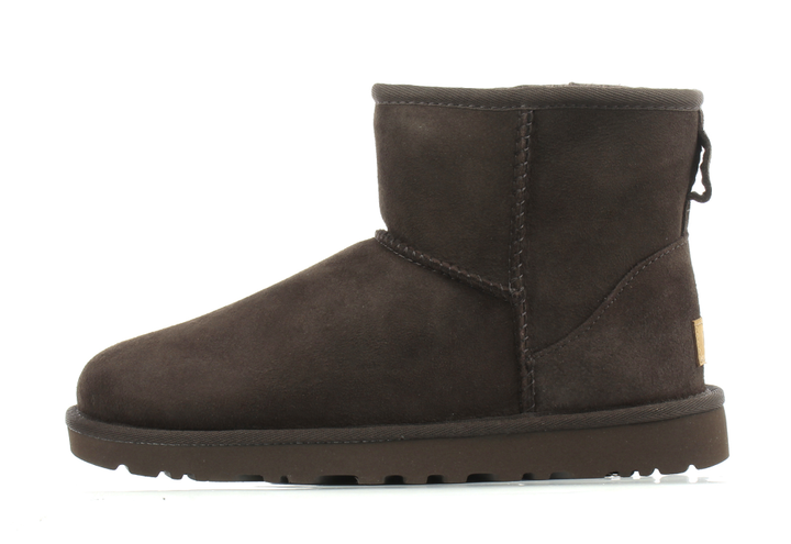 Чоловічі уггі Класік Міні Темно Коричневі Замшеві UGG Australia Classic Mini Dark Brown Suede (42, темно коричневий) - изображение 5