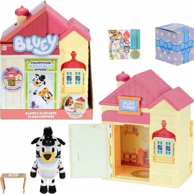 Zestaw do zabawy Moose Bluey Domek niespodzianka z pluszakiem (630996176603) - obraz 5