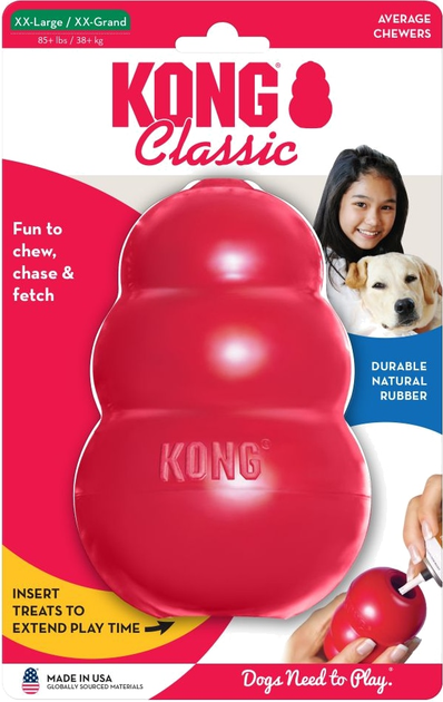 Zabawka Kong Classic gruszka-karmidło dla psów dużych i olbrzymich ras XXL (35585111414) - obraz 2