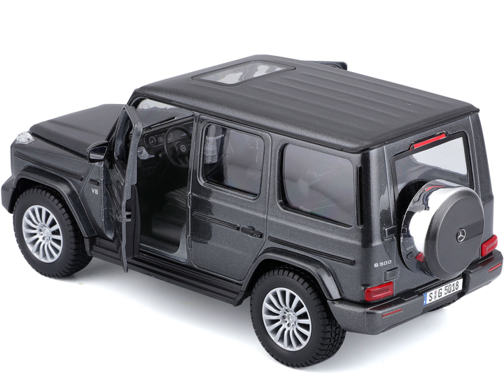 Model samochodu Maisto (1:24) 2019 Mercedes Benz G-Class AMG SUV Szary (355407915) (0090159315315) - obraz 4