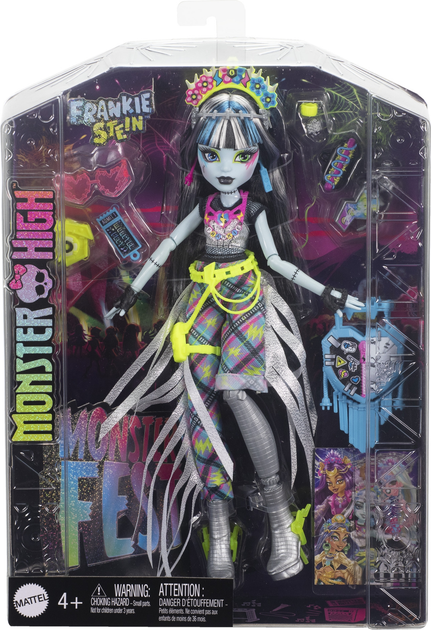 Lalka Monster High Frankie Monstro-festiwal (HXH79) (0194735230679) - obraz 5