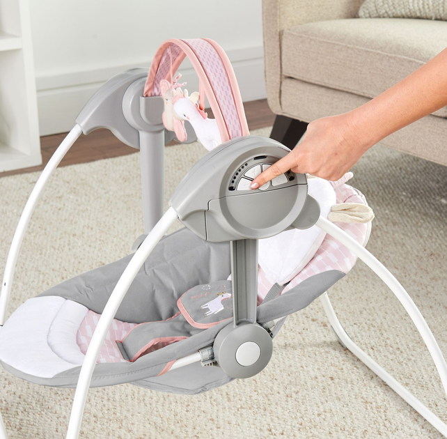 Крісло-гойдалка Ingenuity Comfort2Go Flora the Unicorn (12202) (074451122024) - зображення 6
