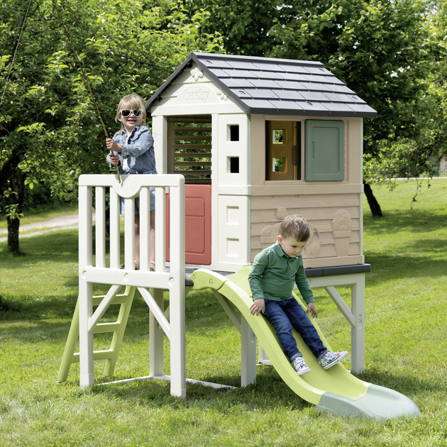 Domek Smoby Toys Life Letni wypoczynek na podporach 243x160x197 cm (7600810802) (3032168108028) - obraz 9