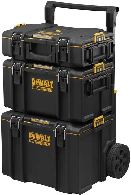 Комплект ящиків DeWalt ToughSystem 2.0 3в1 (DWST83402-1) - зображення 1
