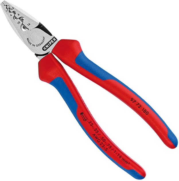 Narzędzie Knipex do zaciskania cienkościennych tulejek kablowych (4003773060185) - obraz 1