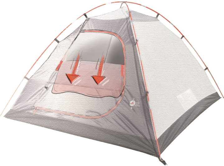 Namiot pięcioosobowy High Peak Tessin 5.1 Zielony (4001690103817) - obraz 13