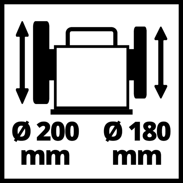 Szlifierka stołowa Einhell TC-WG 200 (4418008) - obraz 10