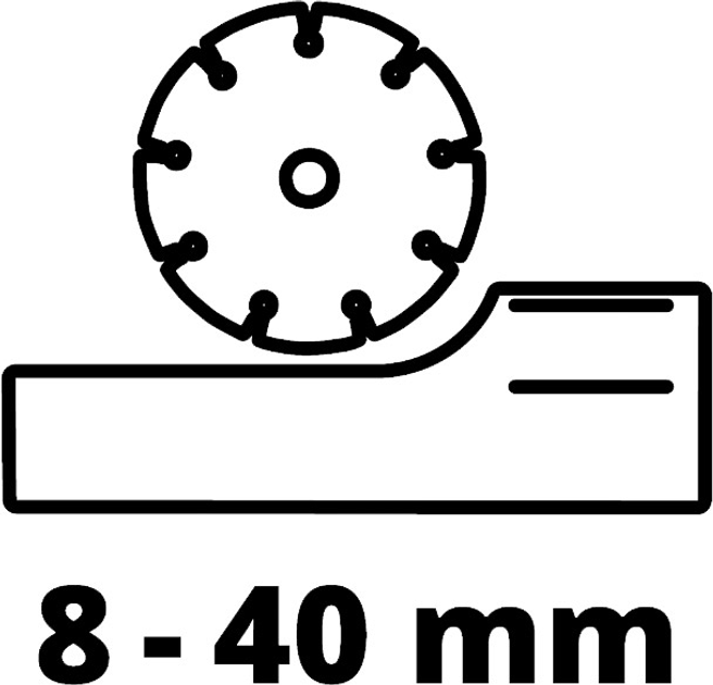 Борозник (штроборіз) Einhell TE-MA 1700 (4350740) - зображення 11